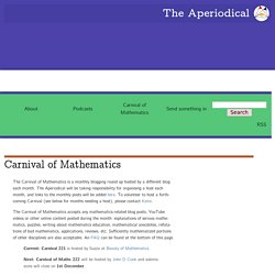 Carnival of Mathematics