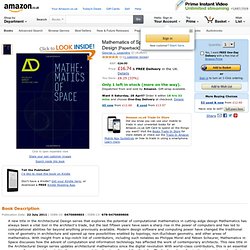 Mathematics of Space: Architectural Design: Amazon.co.uk: George L. Legendre