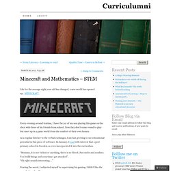 Minecraft and Mathematics – STEM