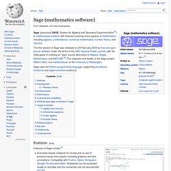 Sage (mathematics software)