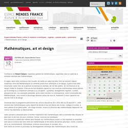 Mathématiques, art et design
