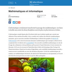 Mathématiques et informatique