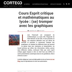 Cours Esprit critique et mathématiques au lycée : (se) tromper avec les graphiques