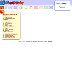 Mathenpoche - soutien scolaire en mathématiques