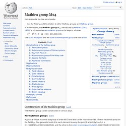 Mathieu group M24