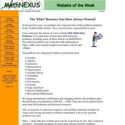 MathNEXUS: Mathematics Portal
