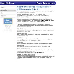Maths Free Worksheets For Home And School
