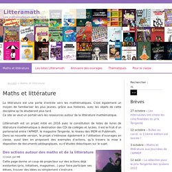 Maths et littérature - Litteramath