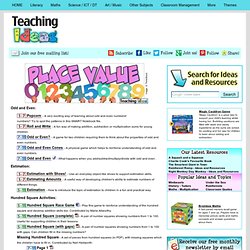 Place Value Teaching Ideas