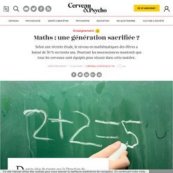Maths : une génération sacrifiée