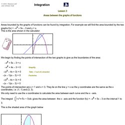 MathScene - Integration - Lesson 3