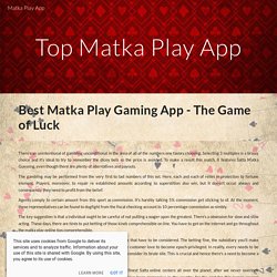 Matka Play App