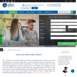 Matlab Assignment Help