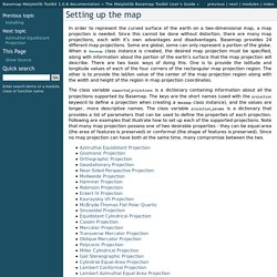 Setting up the map — Basemap Matplotlib Toolkit 1.0.8 documentation