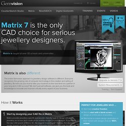 CAD software for custom 3D jewellery design