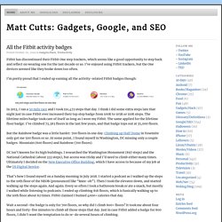 Matt Cutts: Gadgets, Google, and SEO