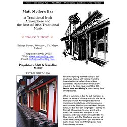 Matt Molloy's - Westport, Co. Mayo, Ireland