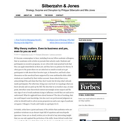 Why theory matters. Even to business and yes, even to you as well « Silberzahn & Jones
