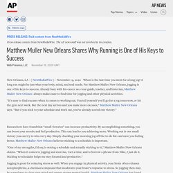 Matthew Muller New Orleans Shares Why Running is One of His Keys to Success