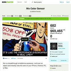 Nix Color Sensor by Matthew Sheridan