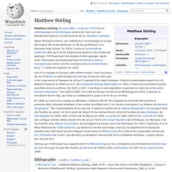 Matthew Stirling