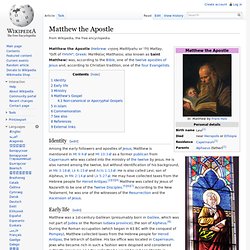 Matthew the Apostle