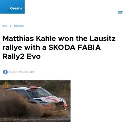 Matthias Kahle won the Lausitz rallye with a SKODA FABIA Rally2 Evo
