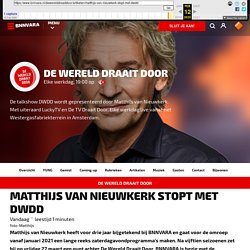 Matthijs van Nieuwkerk stopt met DWDD. - De Wereld Draait Door - BNNVARA