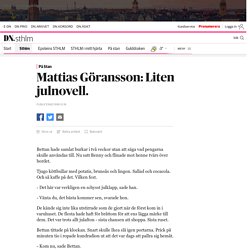 Mattias Göransson: Liten julnovell.