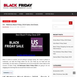 US - Mattress Black Friday Sale, Ad, Offers and Deals 2019