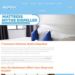 7 Common Mattress Myths Dispelled