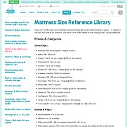 Mattress Size Reference Library