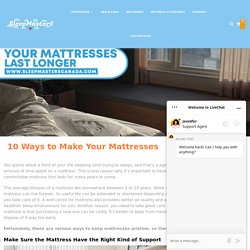 10 Ways to Make Your Mattresses
