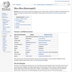 kartenspiel mau mau regeln kartenspiel mau mau regeln