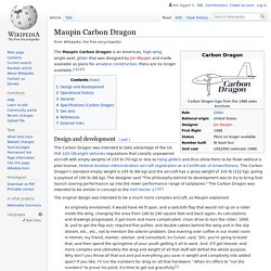 Maupin Carbon Dragon