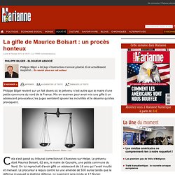 La gifle de Maurice Boisart : un procès honteux