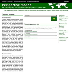 Mauritanie histoire