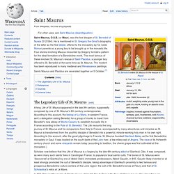 Saint Maurus - Wikipedia, the free encyclopedia - Iceweasel