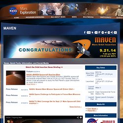 MAVEN - Mars Exploration Program