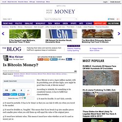 Max Keiser: Is Bitcoin Money?