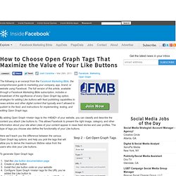 How to Choose Open Graph Tags That Maximize the Value of Your Like Buttons