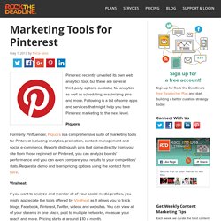 Third-Party Tools to Maximize Pinterest Marketing