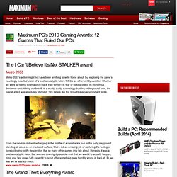 Maximum PC's 2010 Gaming Awards: 12 Games That Ruled Our PCs - Page 2