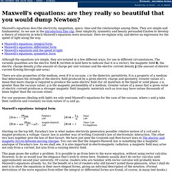 Maxwell's Equations. From Einstein Light