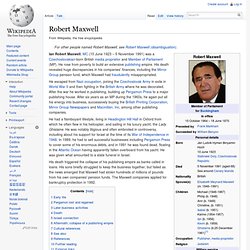 Robert Maxwell