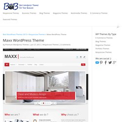Maxx Wordpress Theme