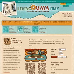 Maya Calendar Converter