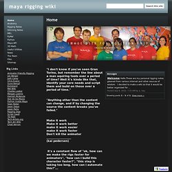 maya rigging wiki