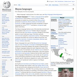 Mayan languages