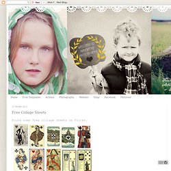 Free Collage Sheets
